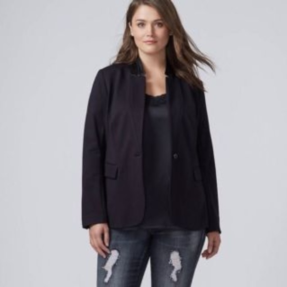 Lane bryant black blazer Clearance